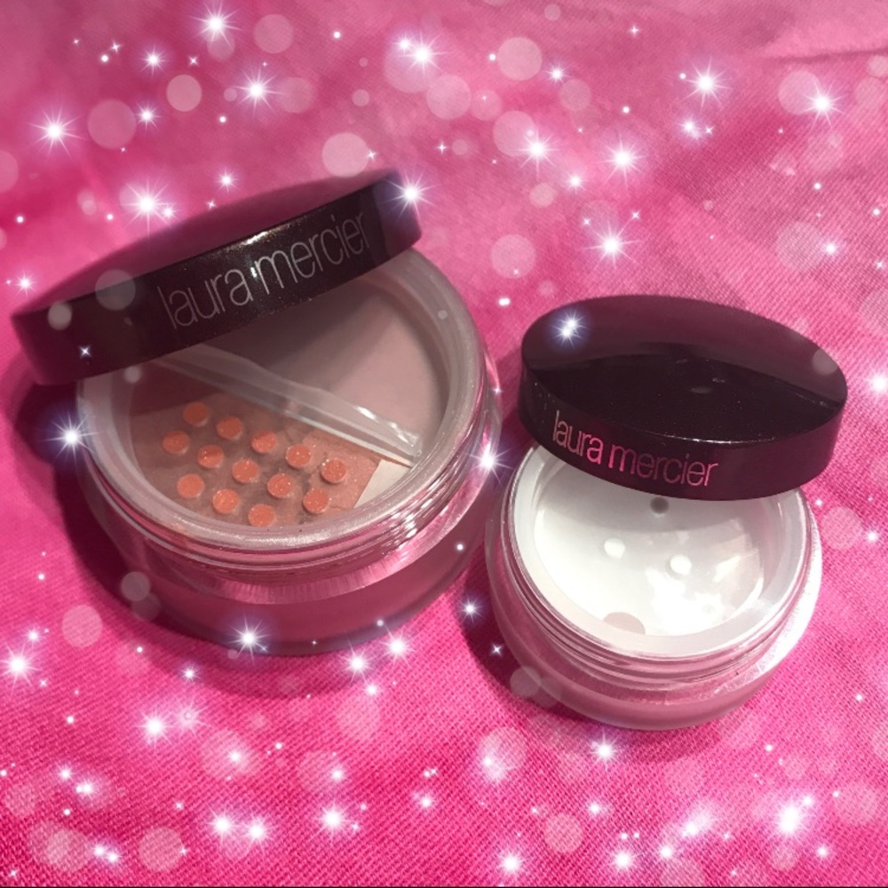 laura mercier Pink Spark cheek powder + setting